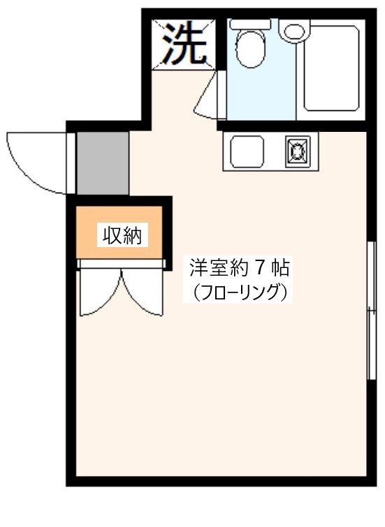 コープクリニカ 303号室 間取り