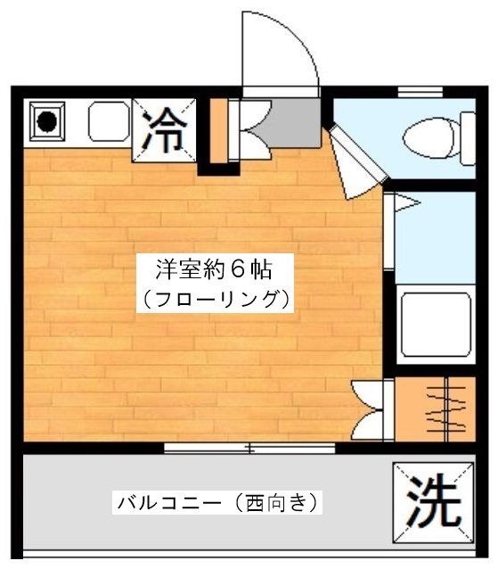 ミワハイツ 202号室 間取り