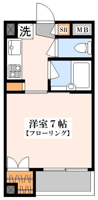 プレジール狛江 207号室 間取り