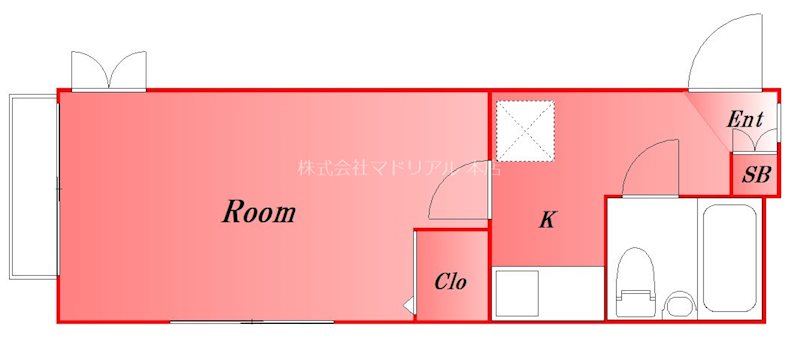 ハーミットS 間取り図