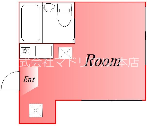 リプロン大井町10 203号室 間取り