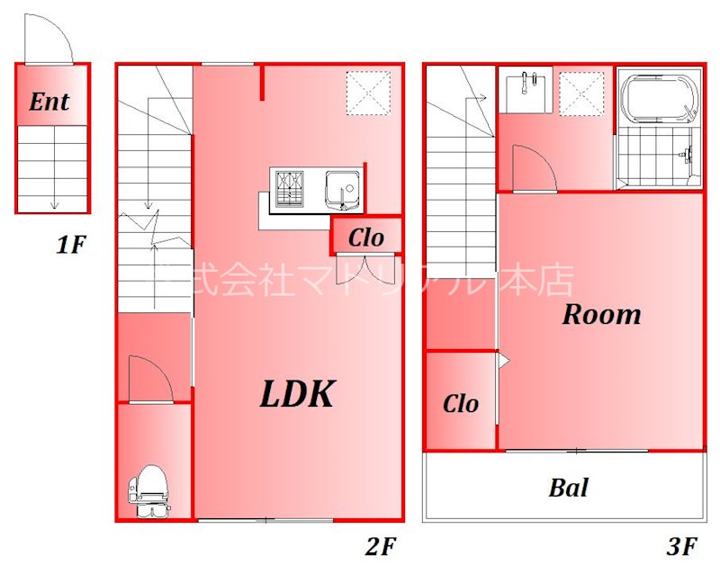 ロイヤル　ウィステリア 202号室 間取り
