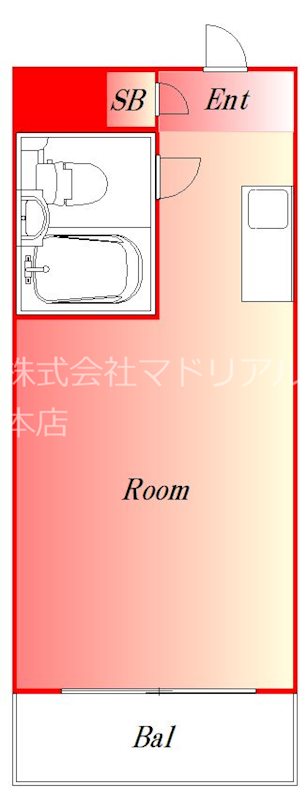 メゾン・ド・パナシェ 412号室 間取り