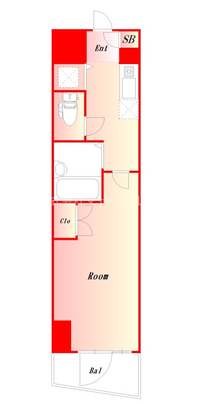 アイフェリーク大森 404号室 間取り