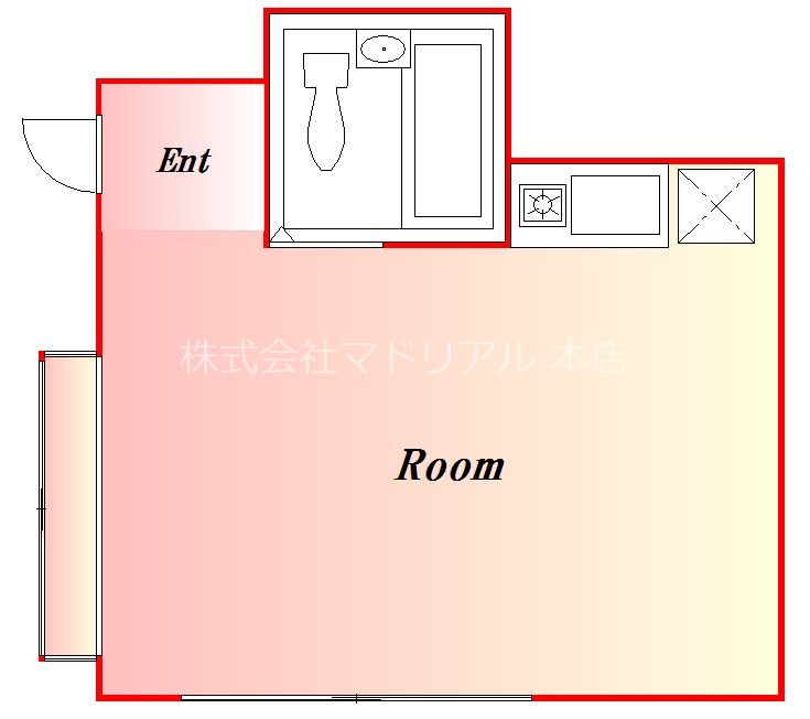 カフーシ蒲田 202号室 間取り