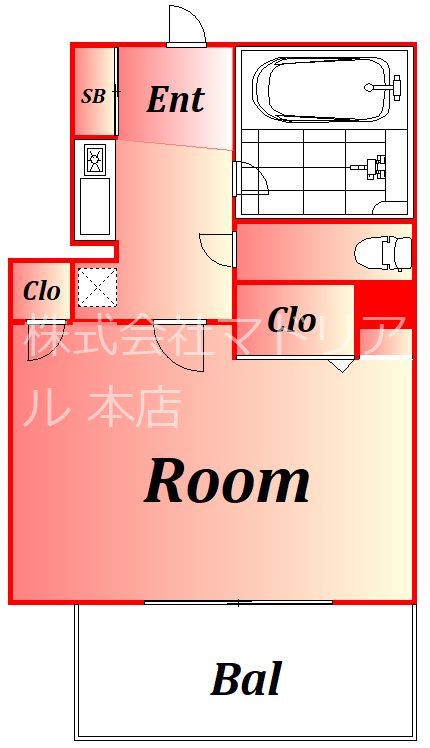 マイシティ・ビッグバード    301号室 間取り