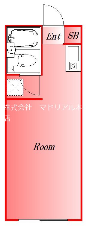 リバティ大井 102号室 間取り
