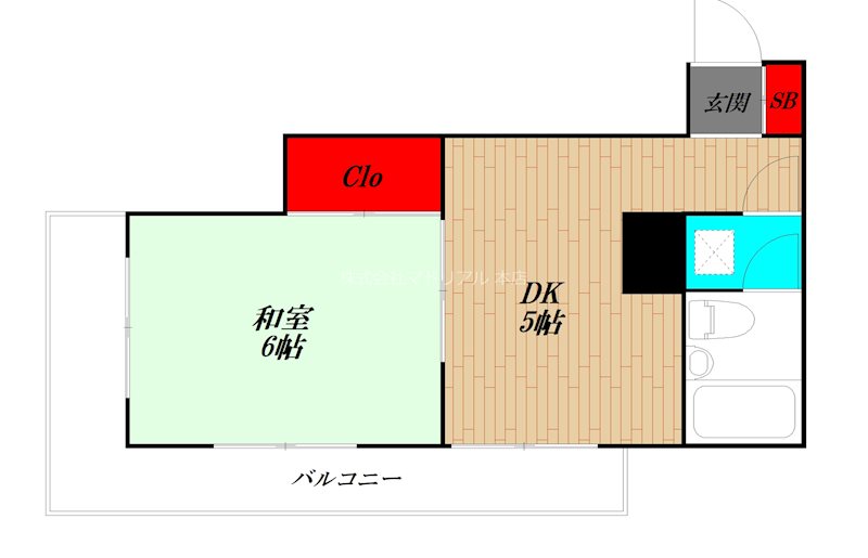 グリーンハイツ大森 405号室 間取り