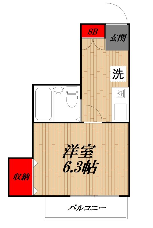 コーポ池上 間取り図