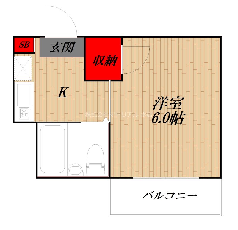 ヴェルドミール  201号室 間取り