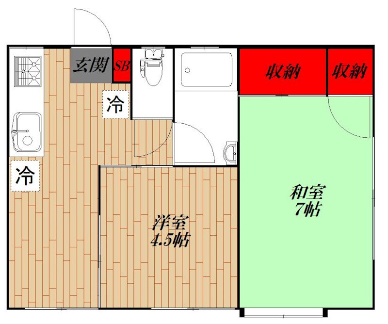 コーポみなみ 間取り図