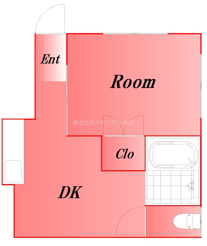 クリーンハイツ 間取り図