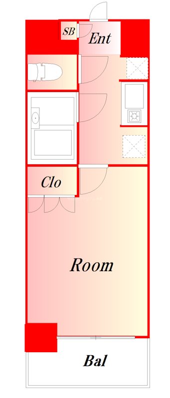 メインステージ大森東 間取り図