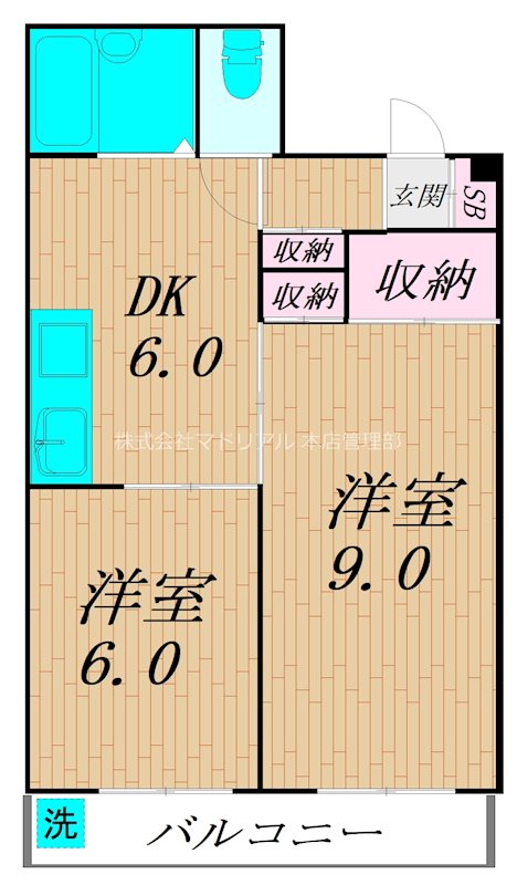 ハイマートフジ 間取り図