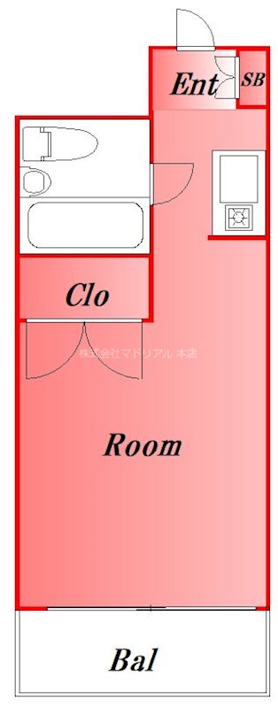 メゾン大森北 205号室 間取り