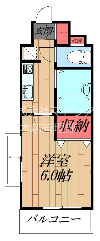 エクセレントフラッツ品川 間取り図