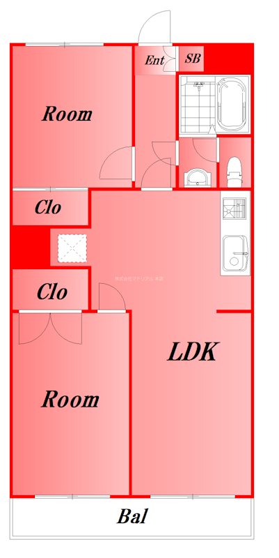 ニックハイム東矢口第一 間取り図