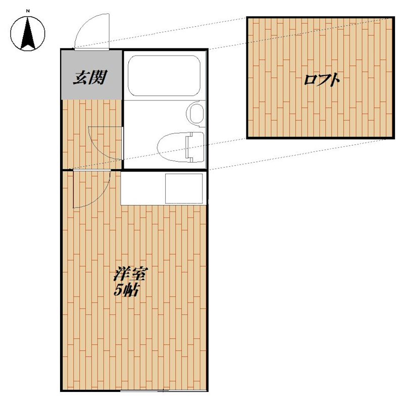 プラザフジ 間取り図