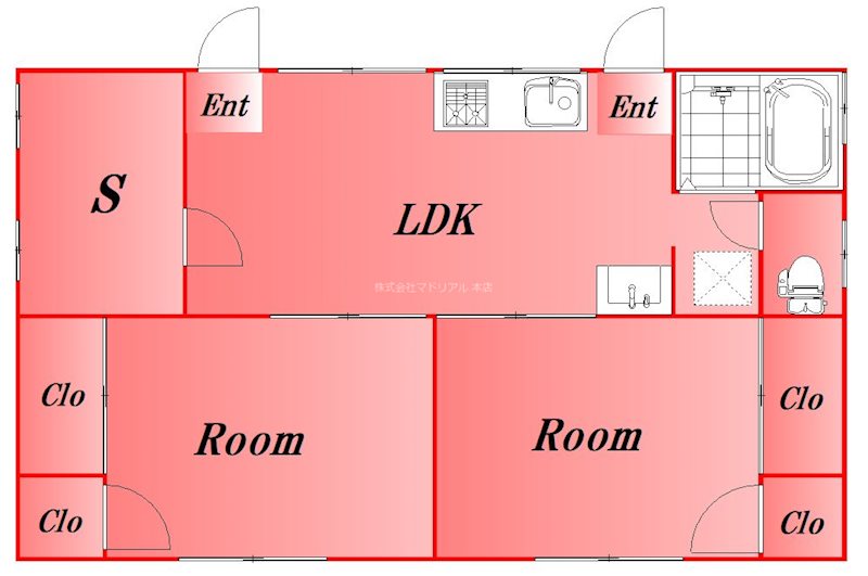 あやめ荘 間取り図