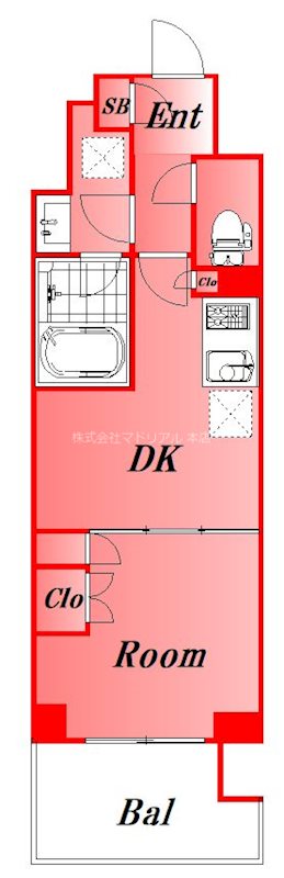 シーズンフラッツ大森エアリー  間取り図