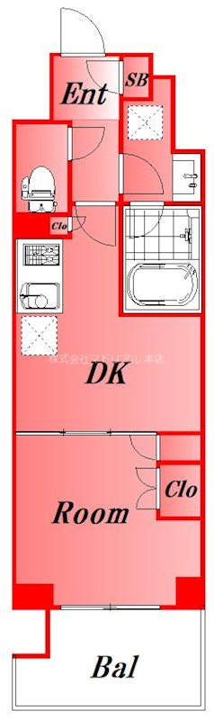 シーズンフラッツ大森エアリー  間取り図