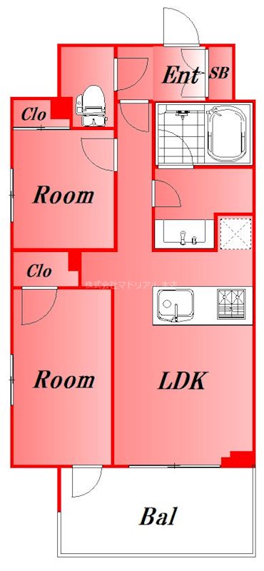 シーズンフラッツ大森エアリー  間取り図