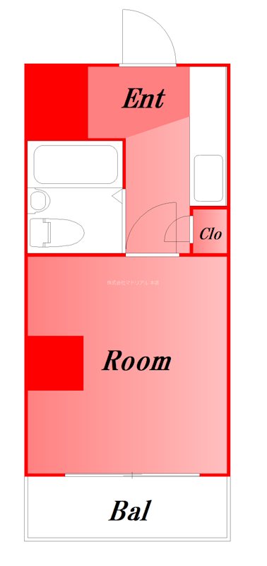 ストーク中村   間取り図