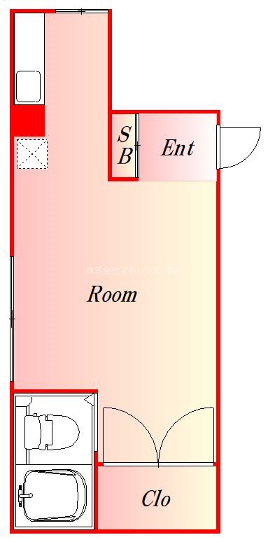 下田コーポ 間取り図