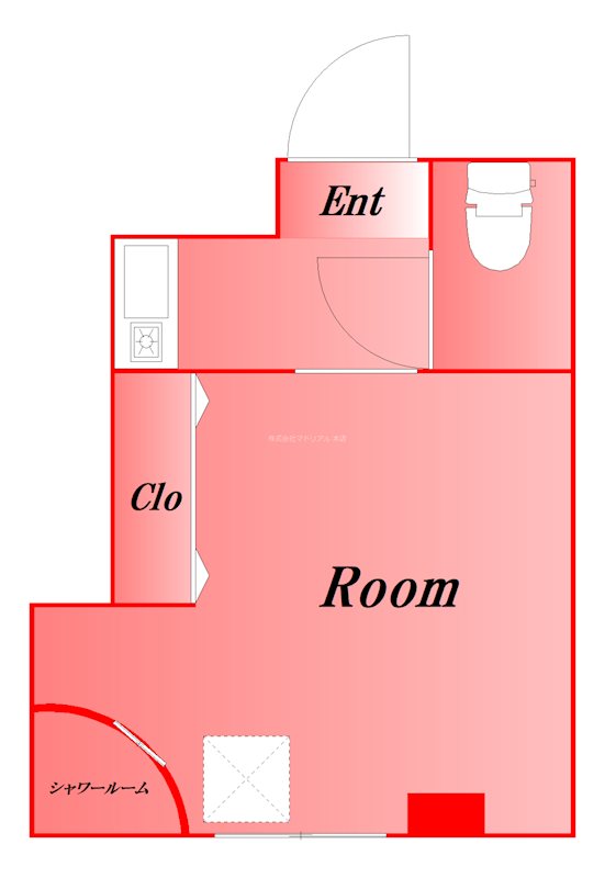 第二コーポ太田屋 1C号室 間取り