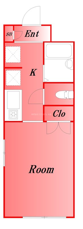 プラネット   101号室 間取り