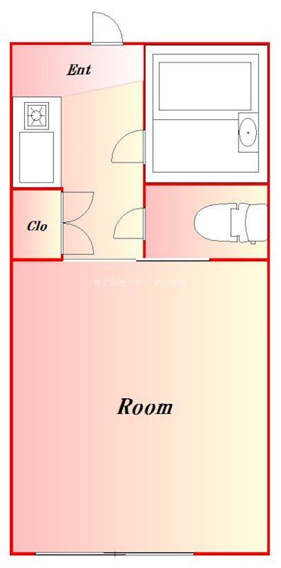 カーサ中延  102号室 間取り