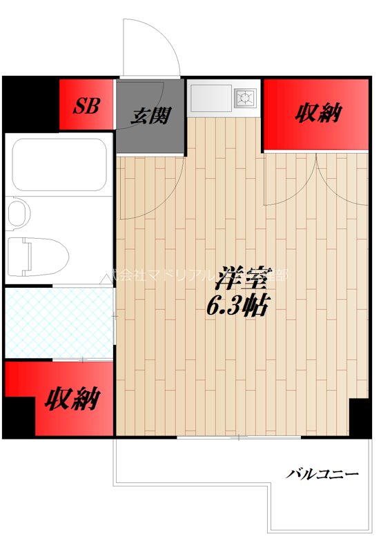 第3丸仙ハイツ 間取り図