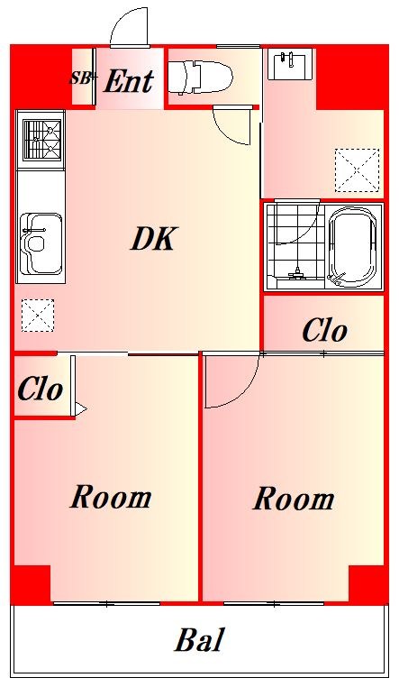 キクセイレジデンス 202号室 間取り