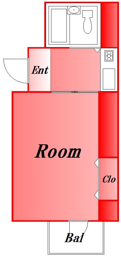 クレッセント梅屋敷 503号室 間取り