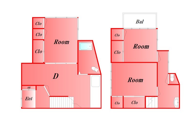 東光Ｒｅｎｎｔｈｏｕｓｅ 間取り図