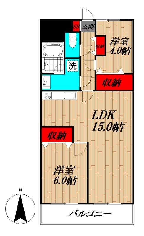 K・ビルヂング 間取り図