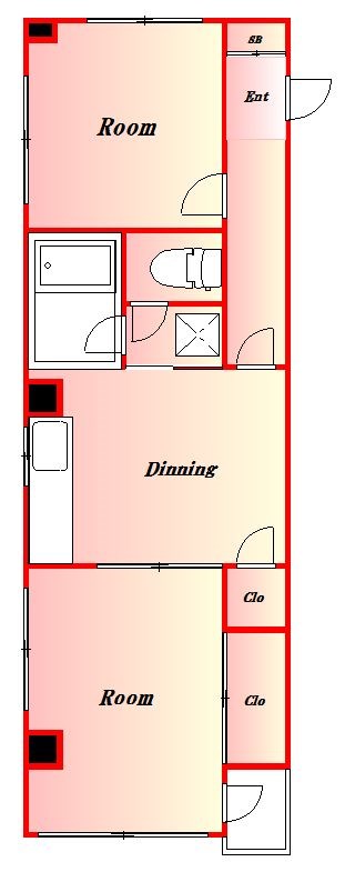 パレイシャル22 間取り図