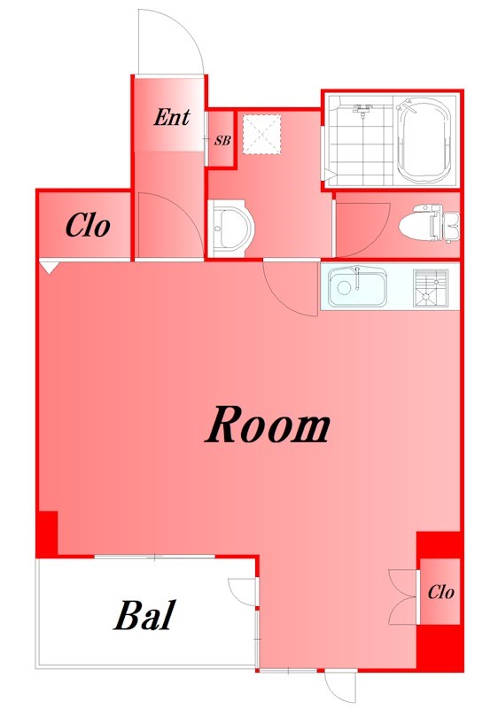 六行会マンション 間取り図