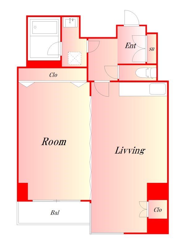 六行会マンション 間取り図