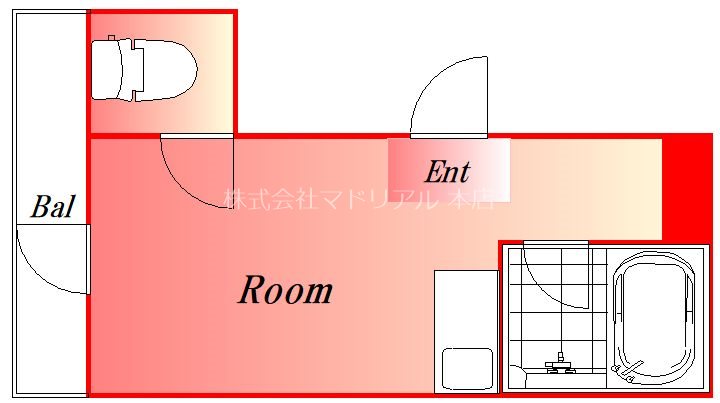 リッシェル雑色 間取り図