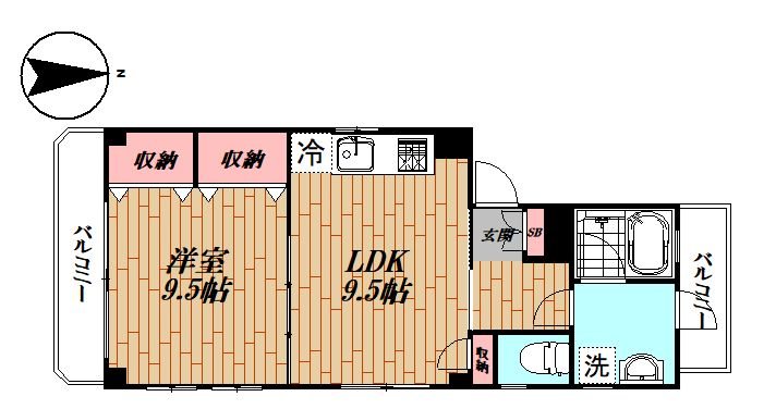 東京都大田区大森西４丁目 間取り