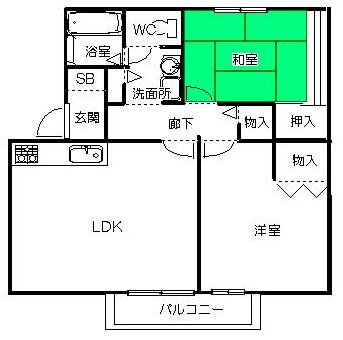 コンフォールＹＡＳＵ 間取り