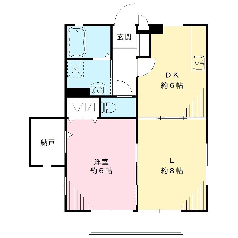 サンビレッジマスイ　B棟 間取り