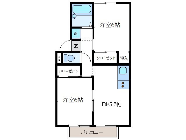 すずみちハイツ 間取り
