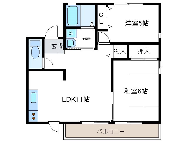サンハイツⅡ 間取り
