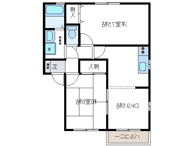 サニーホームA棟 間取り