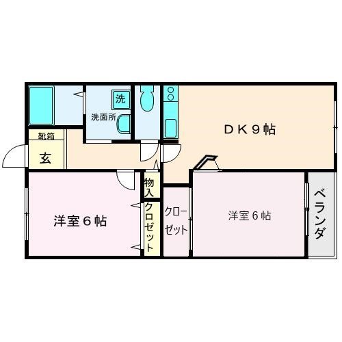 オークパレス川尻 間取り