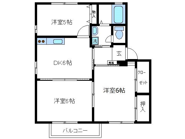ボヌールＡ棟 間取り