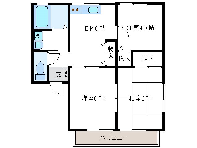 サンハイツⅠ 間取り