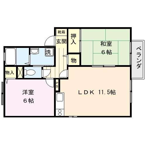 エスポワールK 間取り